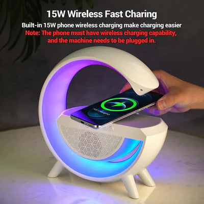 Multifunctional Wireless Charger&Speaker (complete Features)